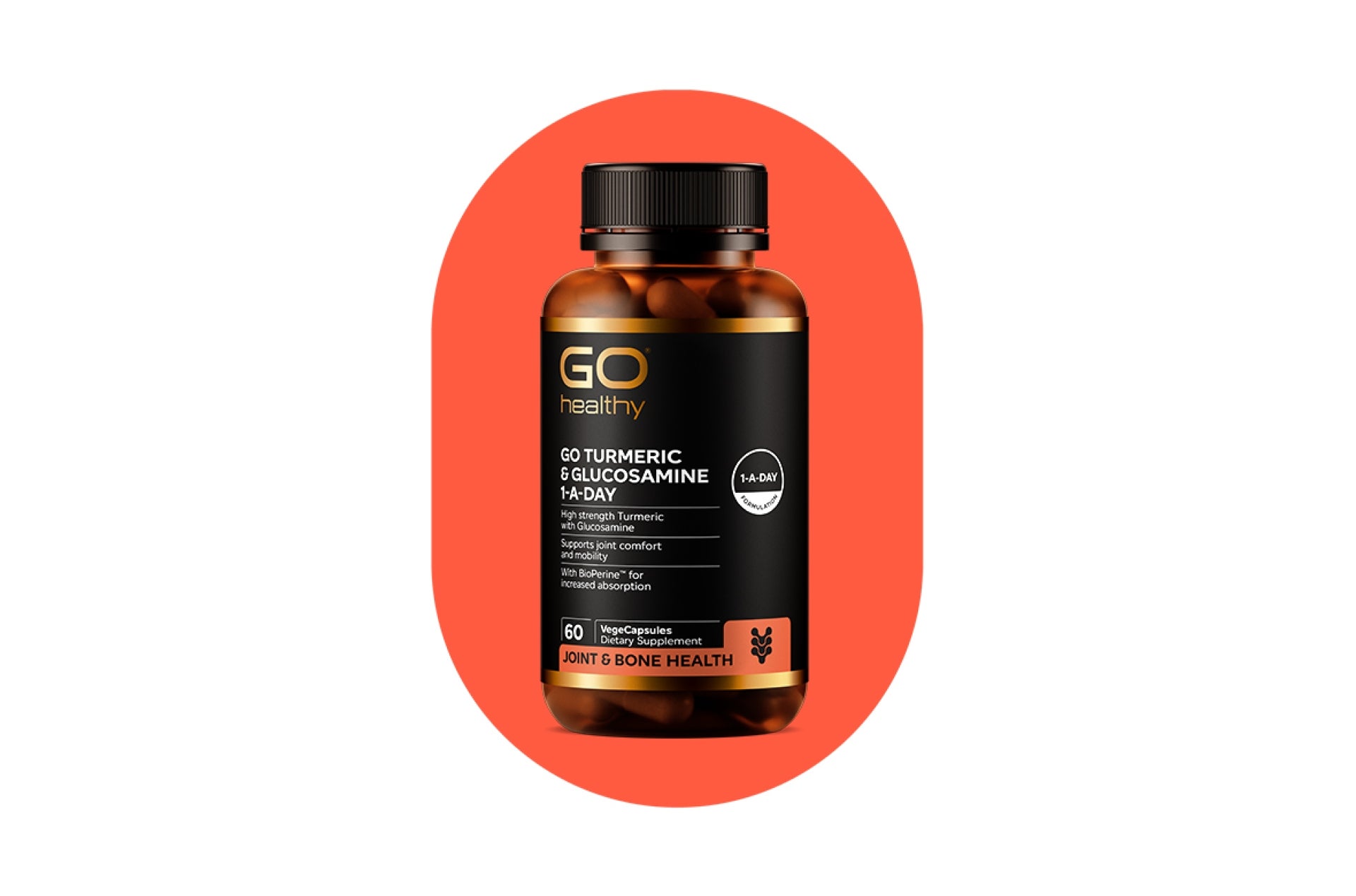 GO TURMERIC & GLUCOSAMINE 1-A-DAY